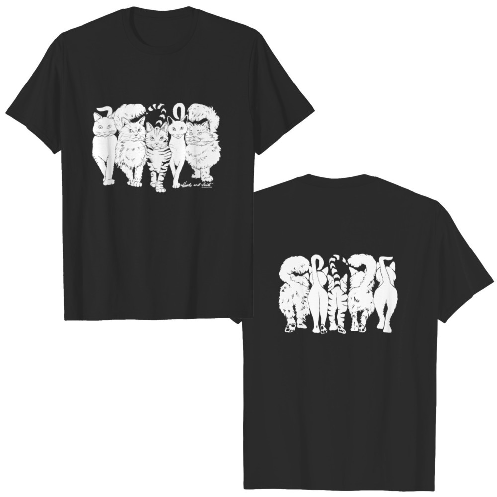 Heads And Tails Linda Lori Cats Tee 2 Sided T Shirt